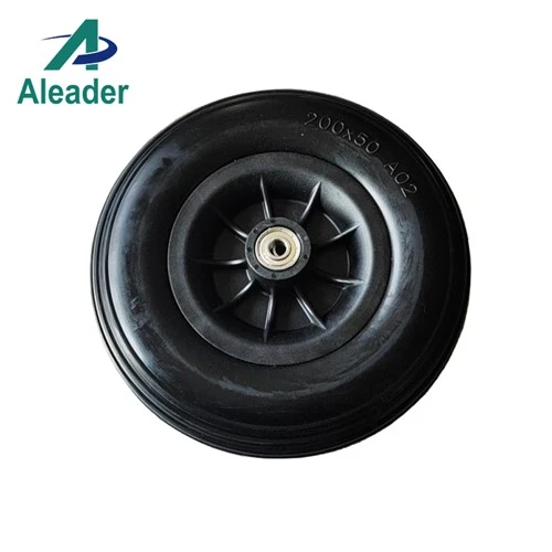 Roues solides en PU pour scooter de mobilité 8x2